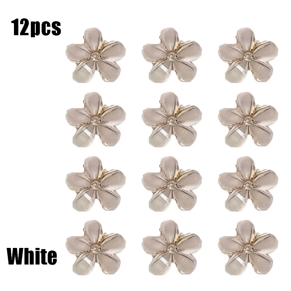 6/12 Uds Pinzas Pequeñas Dibujo Animado | Accesorios Niñas Flor