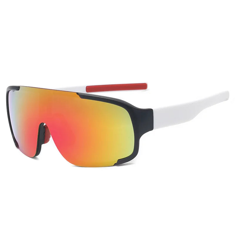 Nuevas gafas de sol de ciclismo estilo Y2K, gafas a prueba de viento para hombres y mujeres, lentes reflectantes Retro, gafas deportivas para montar en carretera