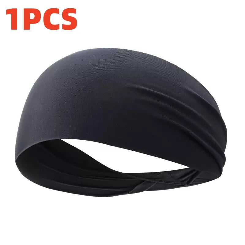 1 unidad de diadema deportiva elástica absorbente de sudor para correr, fitness, ciclismo, tenis, yoga, gimnasio, para hombre y mujer