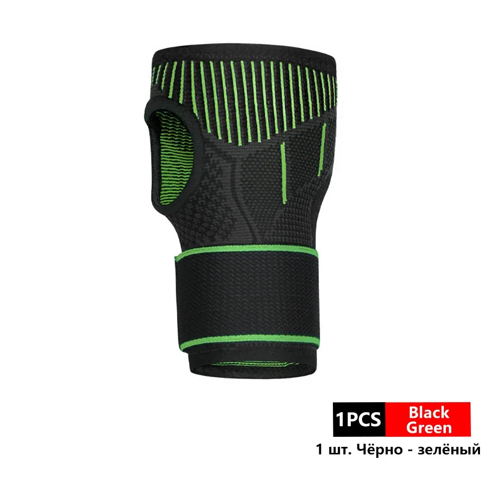 LOOGDEEL, 1 Uds., cubierta de muñeca ajustable, vendaje, pulsera tejida, presión deportiva, baloncesto, Fitness, levantamiento de pesas, protector de muñeca para hombres