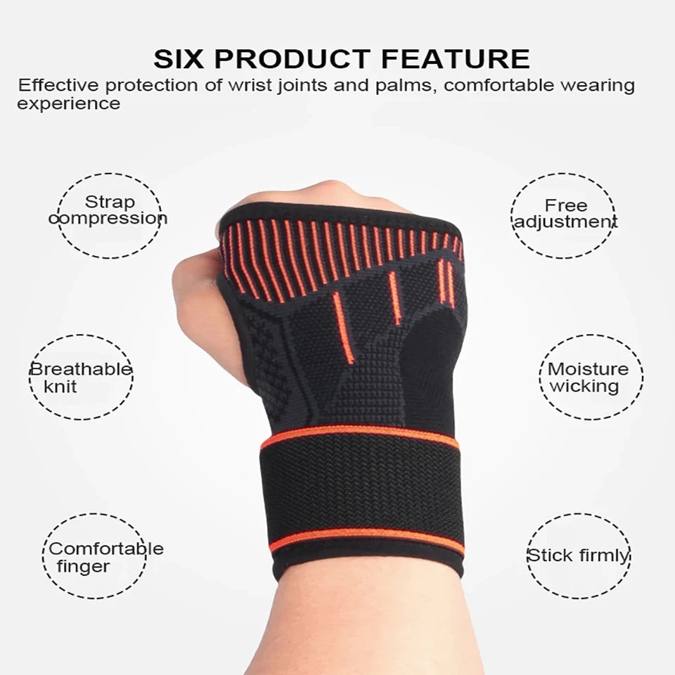 LOOGDEEL Protector Muñeca Ajustable Deporte Baloncesto Fitness Levantamiento Pesas