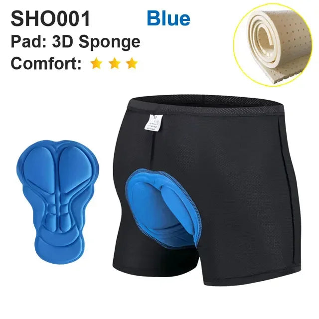 NEWBOLER Ropa Ciclismo Gel 5D Hombre - Transpirable y Antigolpes