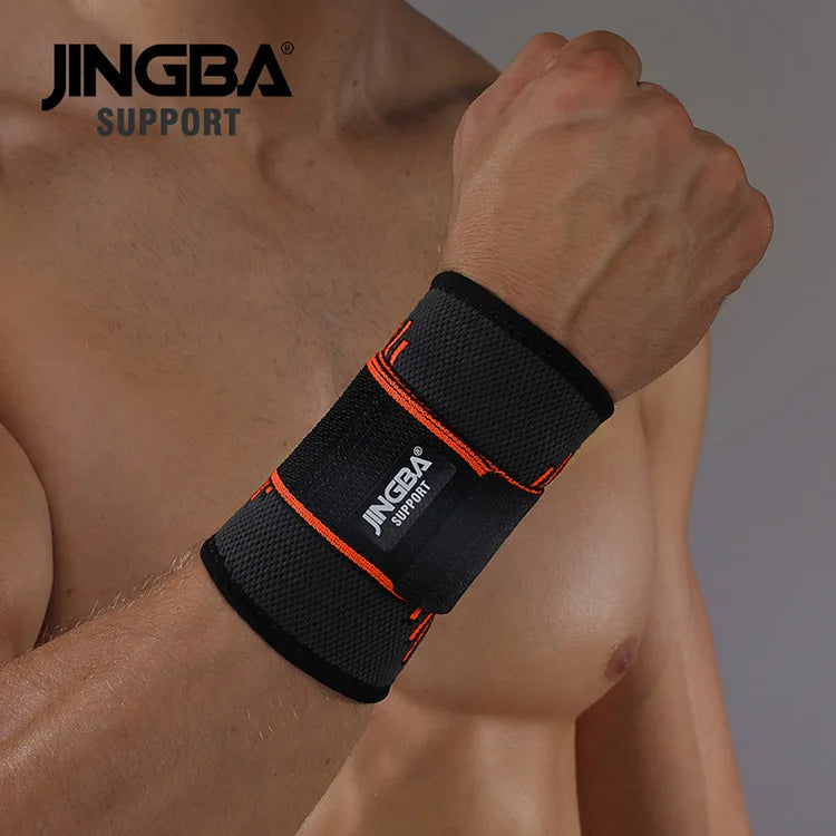 Soporte Muñeca JINGBA: Banda Nylon Fitness - Protege y Mejora Rendimiento