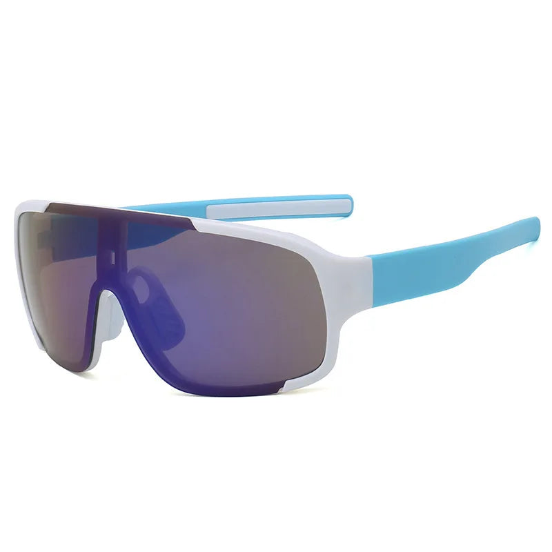 Nuevas gafas de sol de ciclismo estilo Y2K, gafas a prueba de viento para hombres y mujeres, lentes reflectantes Retro, gafas deportivas para montar en carretera
