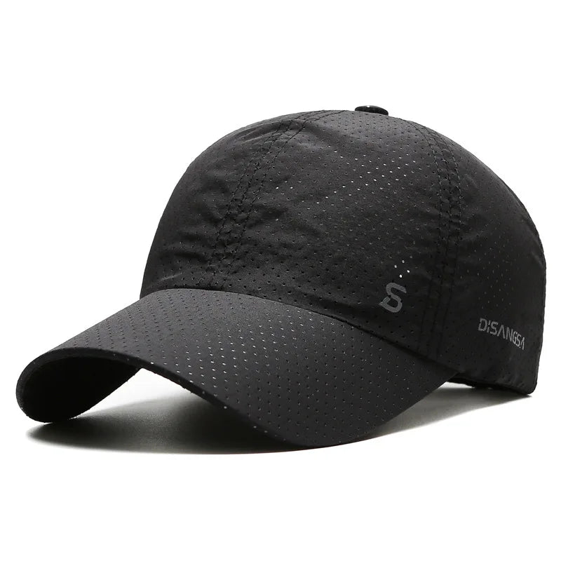 Gorra de Sol Transpirable Hombre Verano Pesca Protección UV Estilo Béisbol