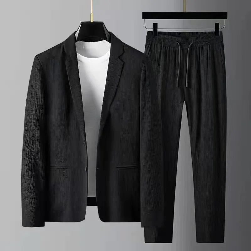 Traje Casual 2 Piezas Hombre 2026: Ligero, Anti-Arrugas