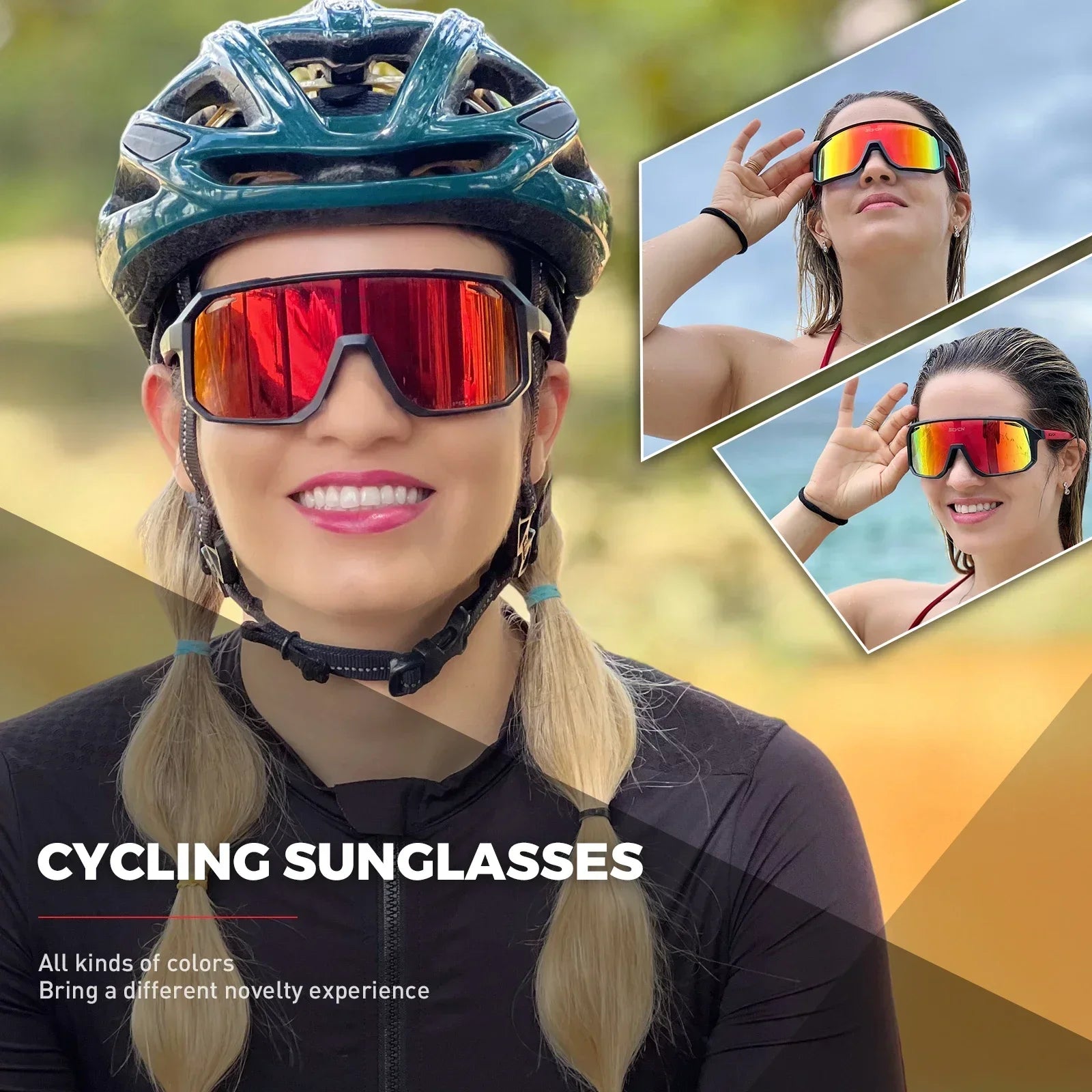 SCVCN Gafas fotocromáticas para ciclismo, bicicleta de montaña, Golf, UV400, gafas de sol, gafas de protección deportiva para hombres y mujeres, béisbol