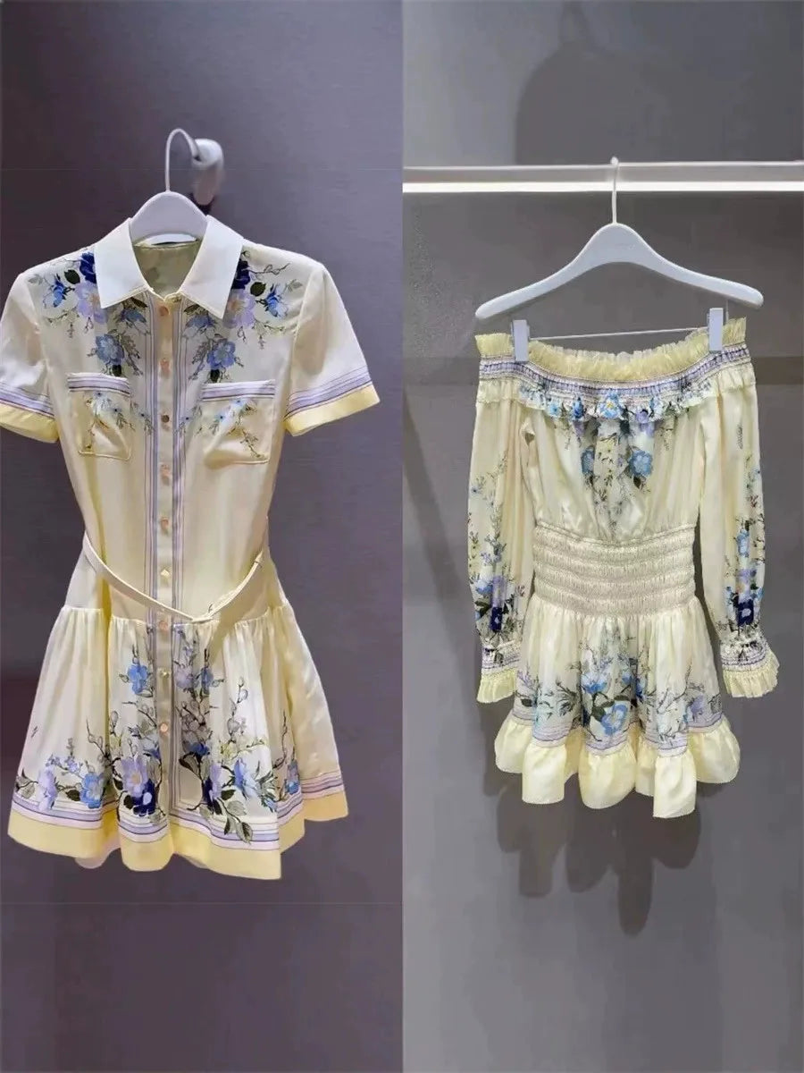 Vestido Veraniego Floral con Cinturón Mujer | Estilo Casual