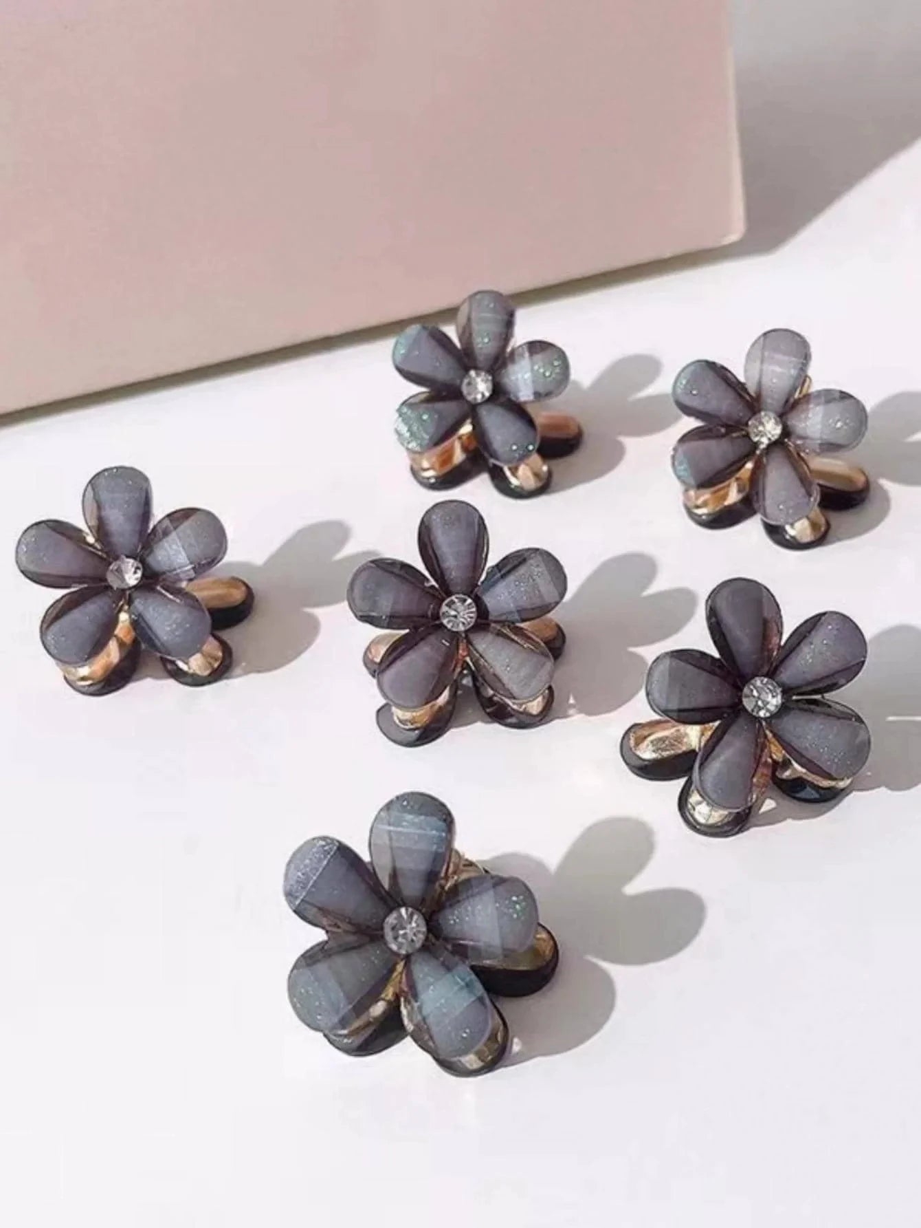 6/12 Uds Pinzas Pequeñas Dibujo Animado | Accesorios Niñas Flor