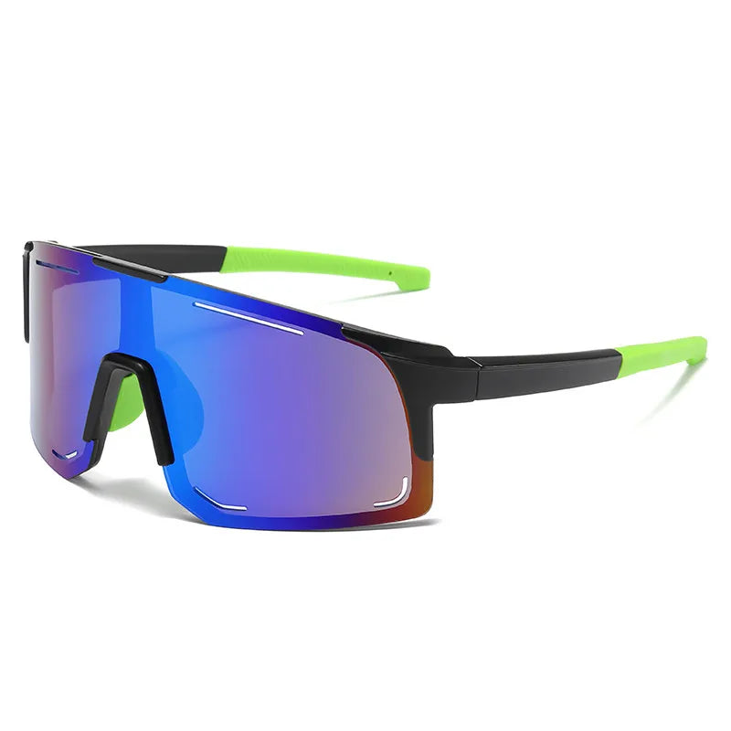 Gafas deportivas envolventes antiluz para mujeres y hombres, gafas grandes de sol de una pieza para ciclismo, pesca, esquí, UV400