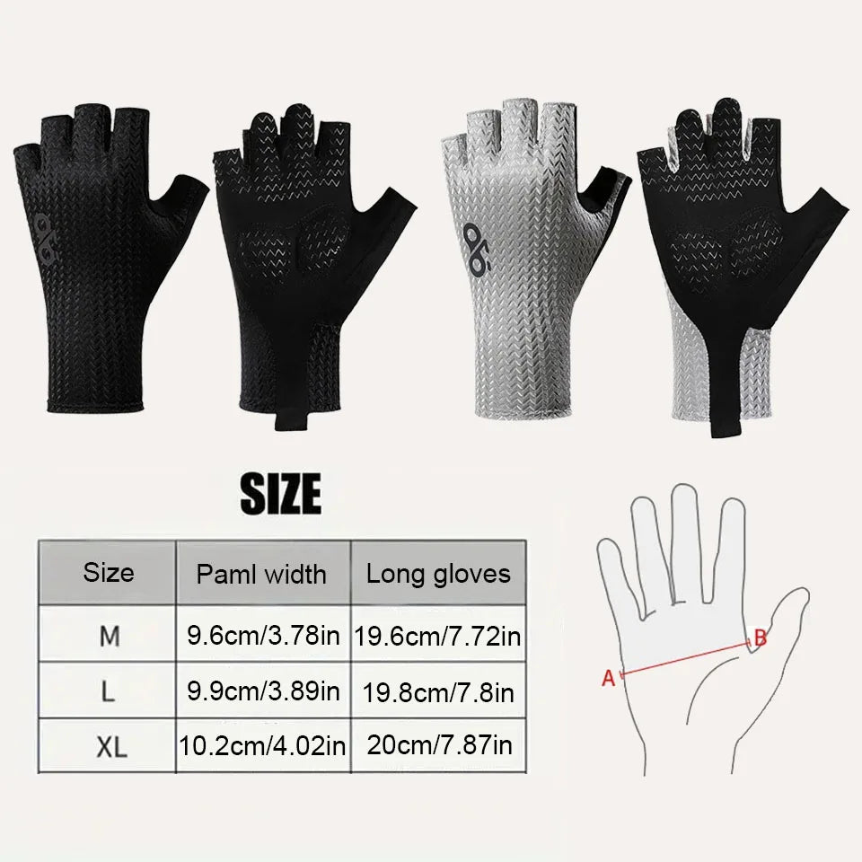 Guantes Ciclismo GTUBIKE Medio Dedo Verano Antideslizantes (M/L/XL)