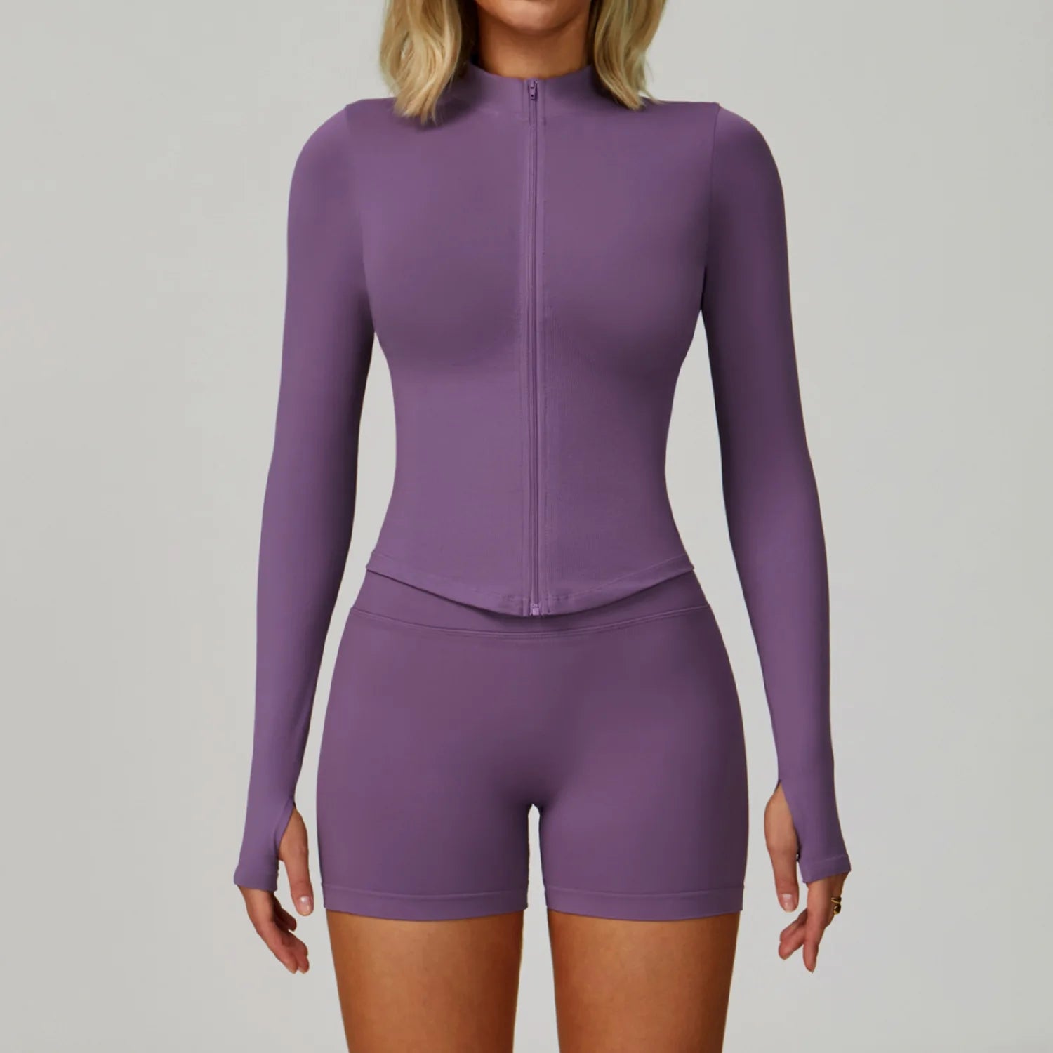 Conjunto Yoga Mujer MIketI Sin Costuras - Transpirable y Elástico