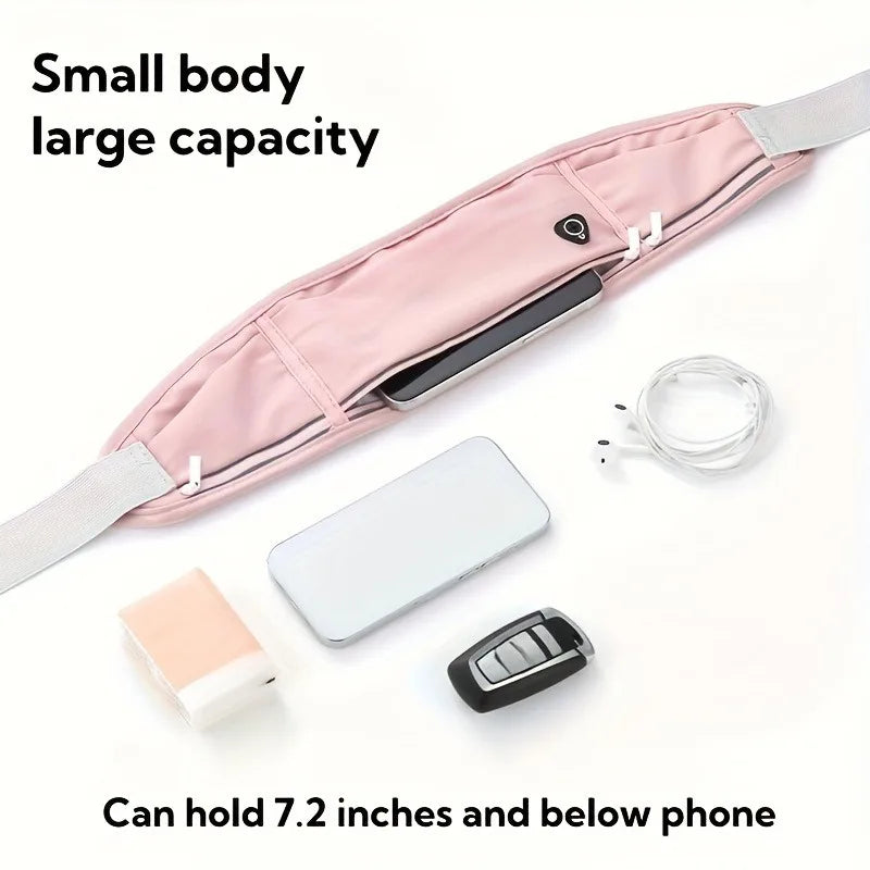 1 riñonera deportiva para correr, bolsa para teléfono móvil para hombres y mujeres, ideal para el gimnasio y actividades deportivas. Bolsa de cintura