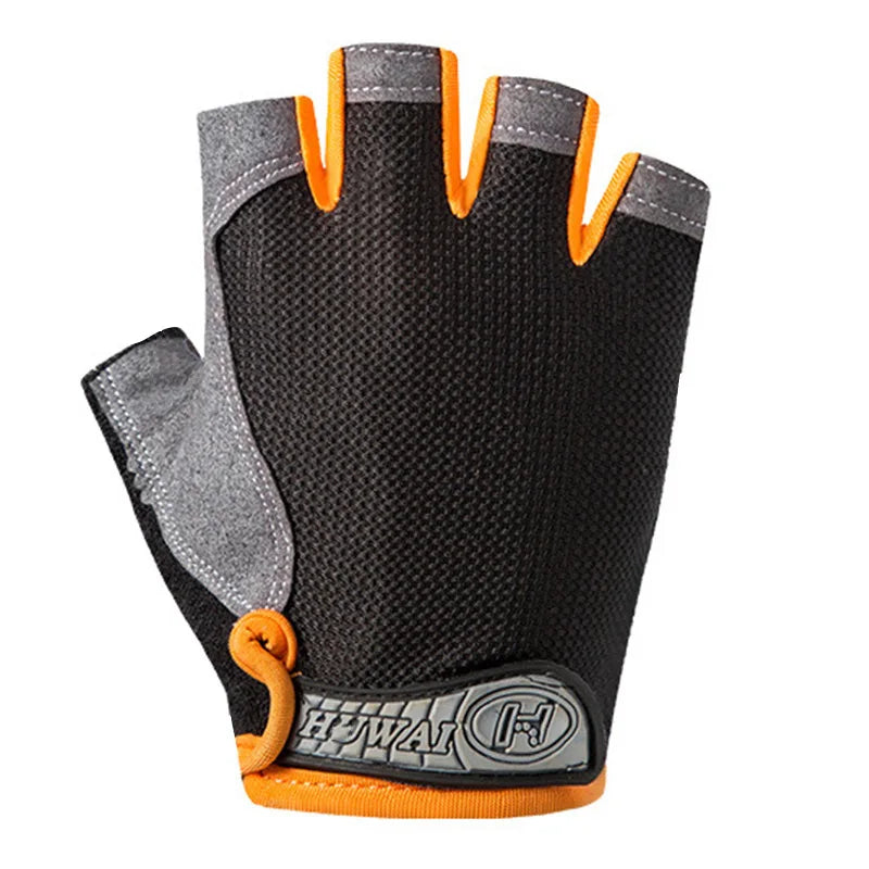 Guantes Ciclismo Medio Dedo Transpirables Antideslizantes | Hombre/Mujer