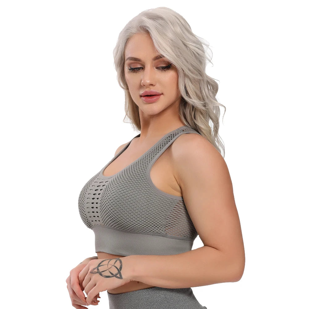 Camisetas deportivas para mujer, sujetador deportivo, chaleco de yoga sin espalda, de secado rápido, para correr, gimnasio, sujetador deportivo, camiseta de yoga, top sin mangas.