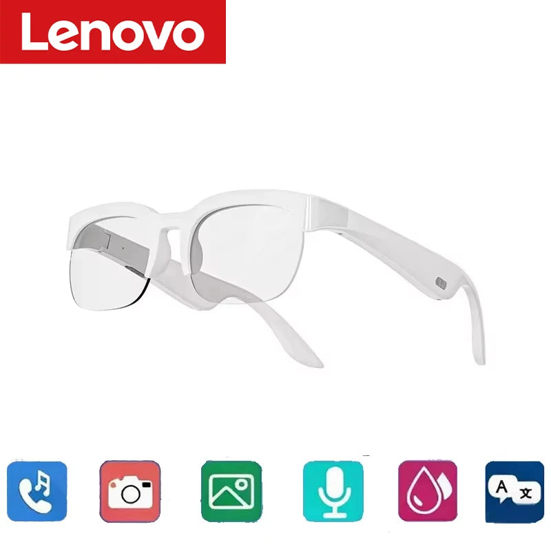 Lentes Inteligentes Lenovo 2026 IA Traducción Bluetooth Música y Sol