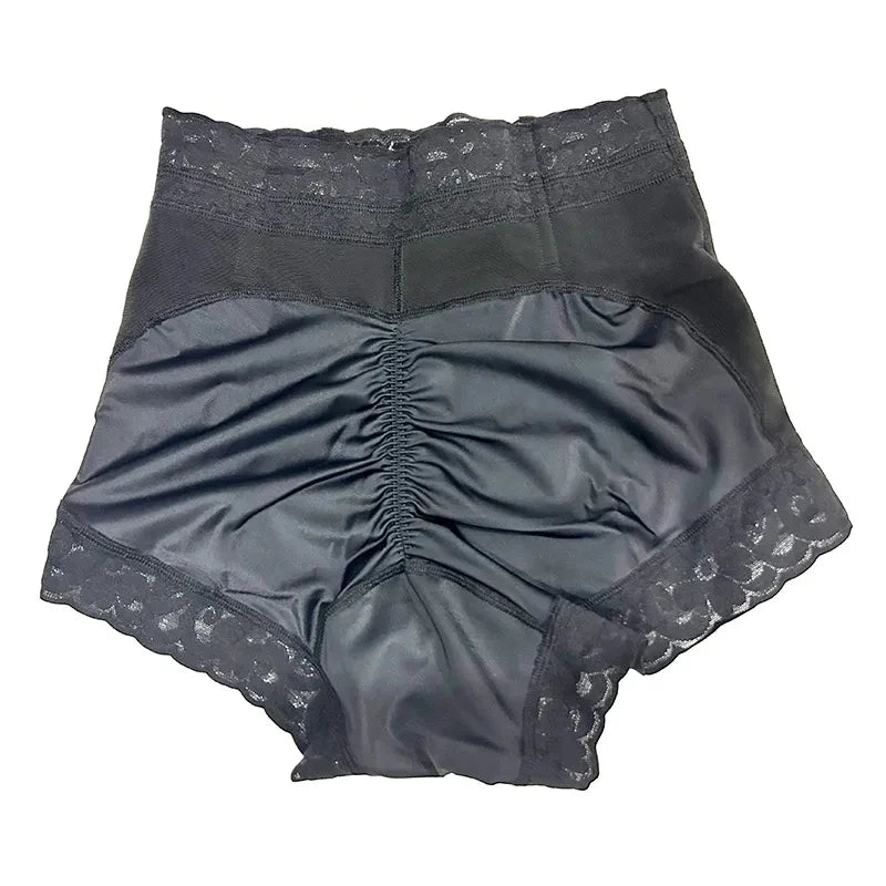High-waisted lifting shorts from Corporación Turística, designed to enhance and shape the glutes, made of stretchy, comfortable fabric.