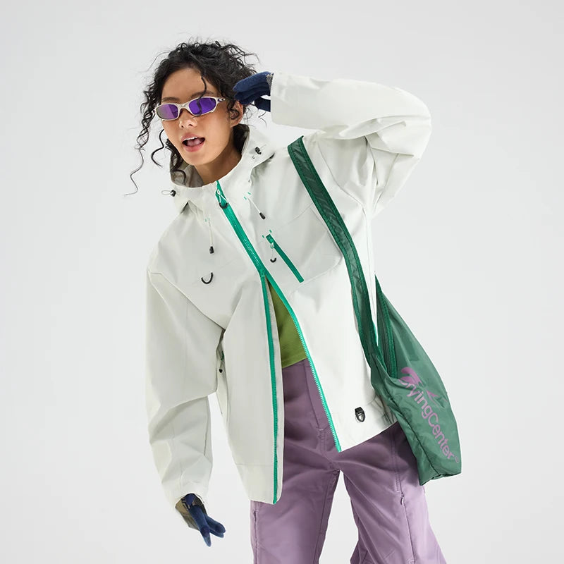 Chaqueta Senderismo Unisex Ippolich: Impermeable y Cortavientos