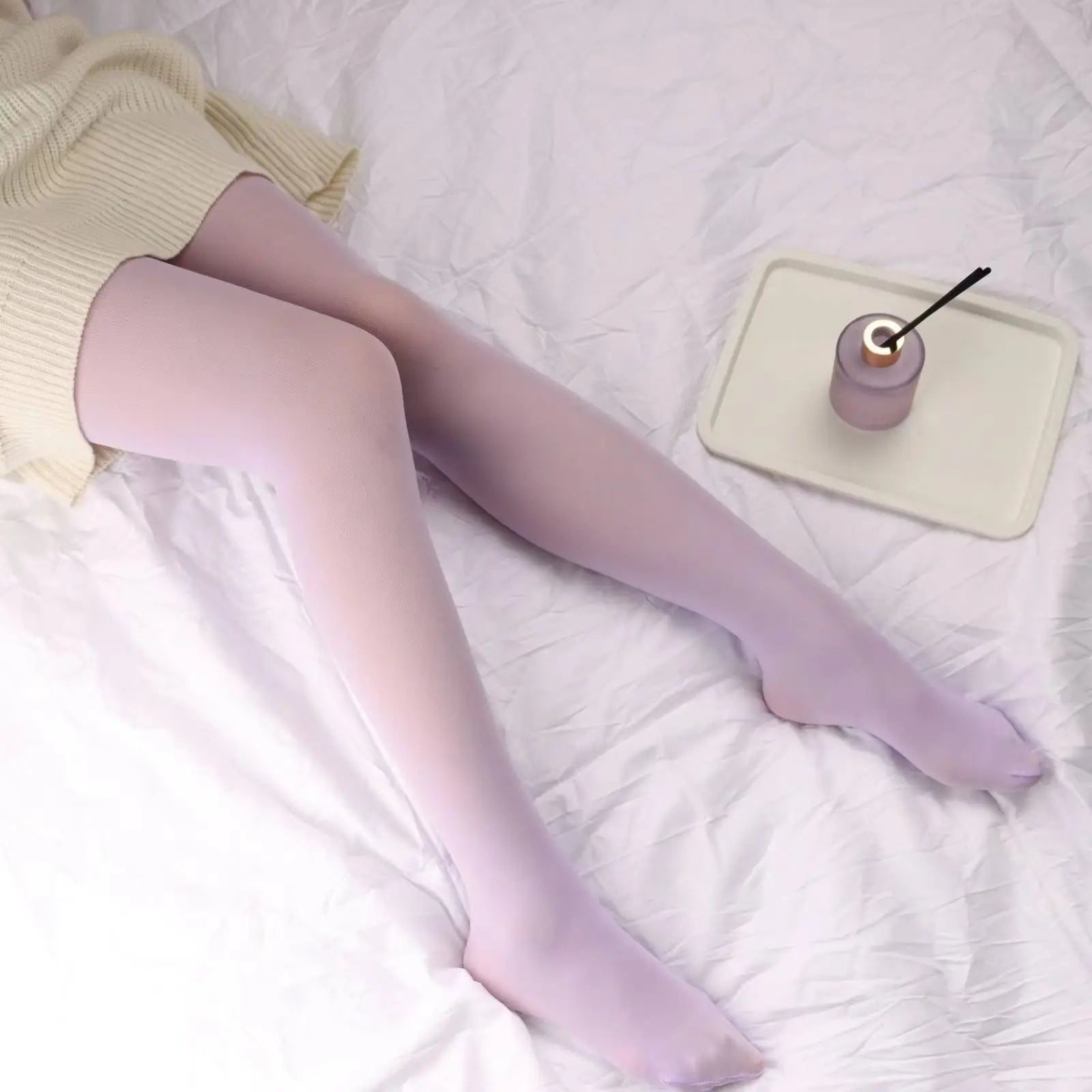 Medias Caramelo Talla Grande Mujer - Alta Elasticidad Sexy