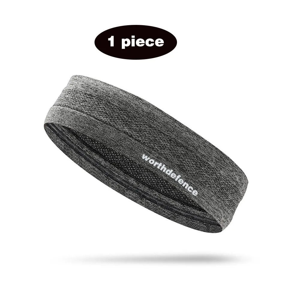 Banda deportiva deportiva para el gimnasio, cinta para el pelo antideslizante para mujeres y hombres, banda para el pelo transpirable para baloncesto, Fitness, Yoga y Voleibol