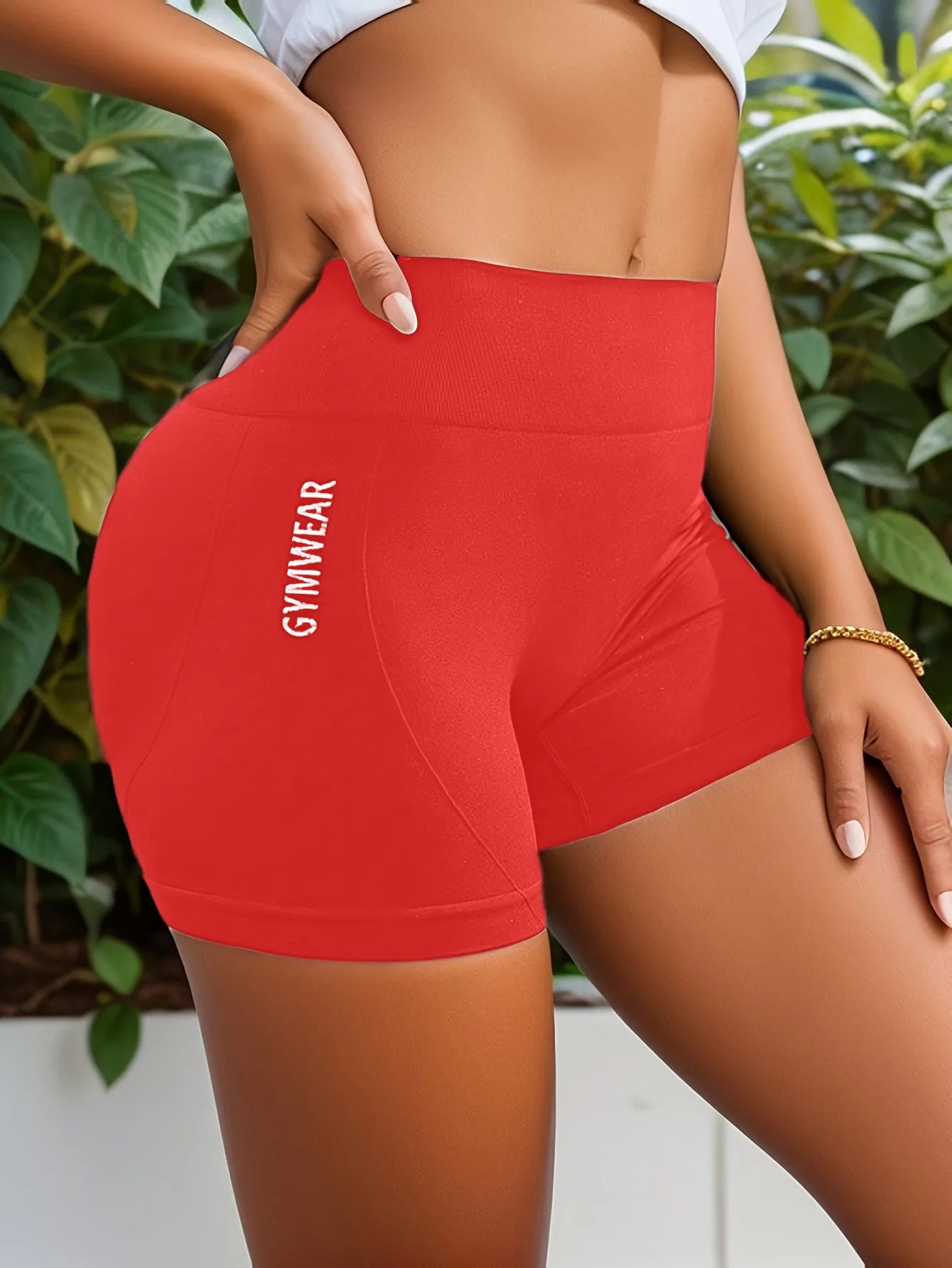 Pantalones Cortos Yoga Mujer Cintura Alta - Deportivos Sin Costuras