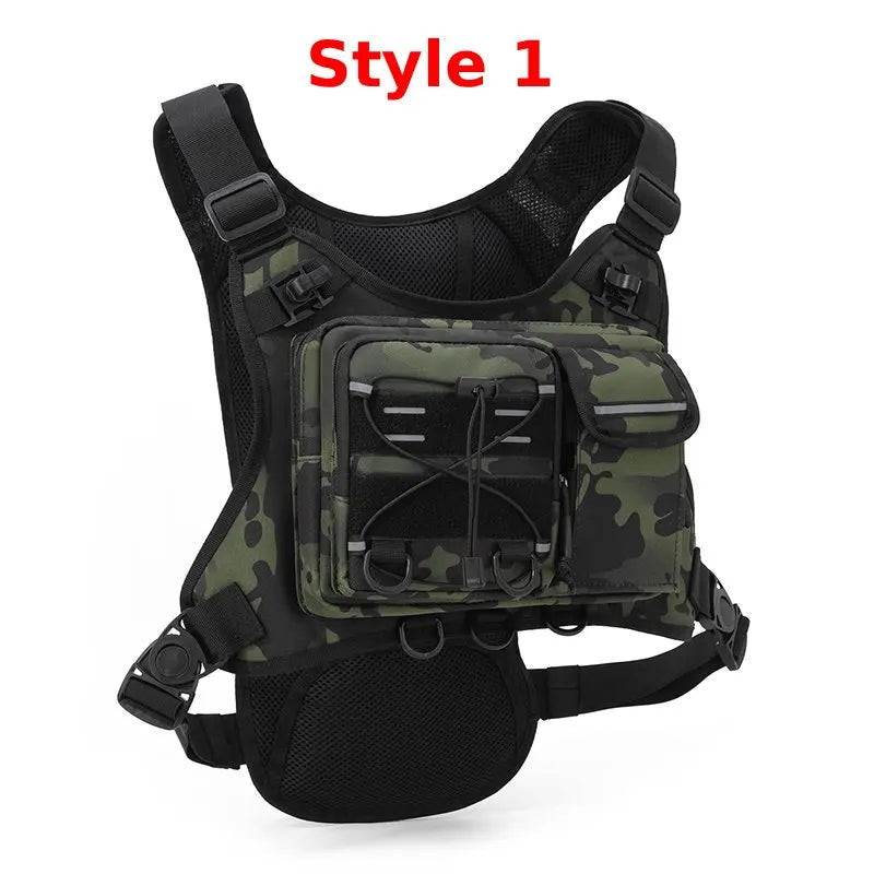Mochila Táctica Running Scione: Chaleco Deportivo Unisex para Senderismo