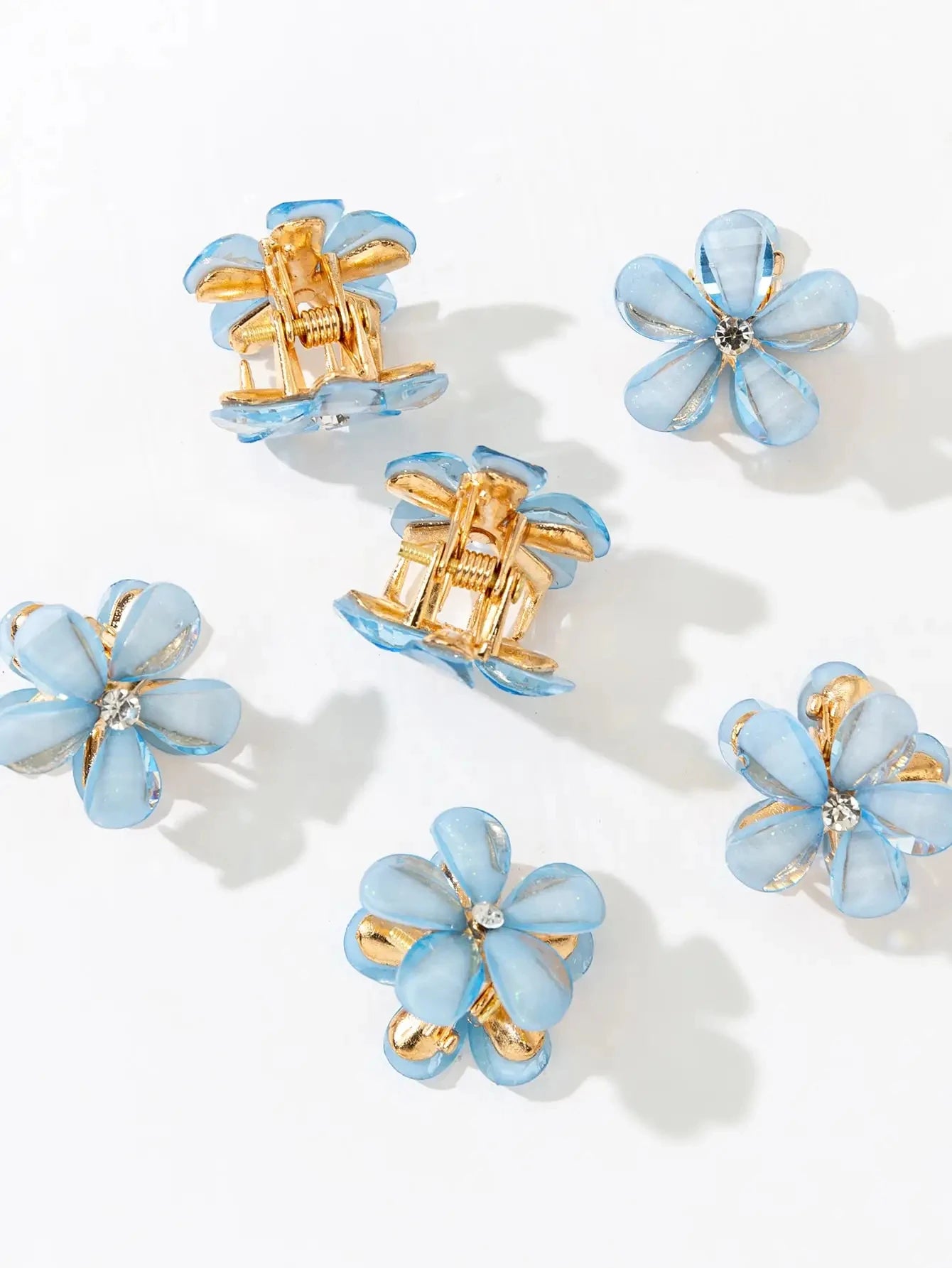 6/12 Uds Pinzas Pequeñas Dibujo Animado | Accesorios Niñas Flor
