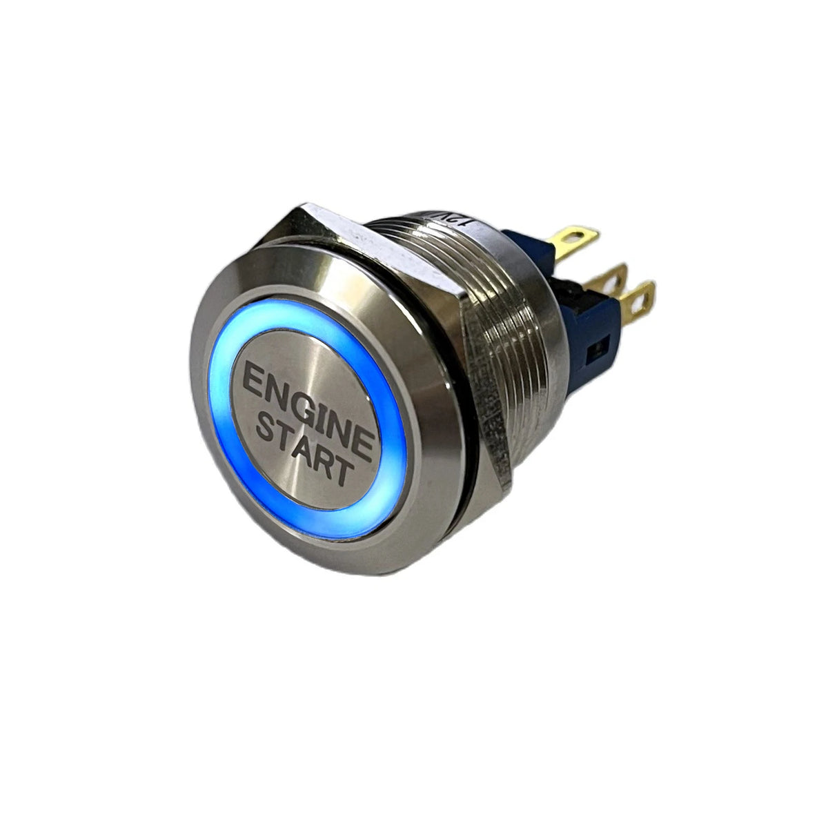VEARGREE momentary push button switch with luminous ring, 19-30mm motor start stop button for electrical components.