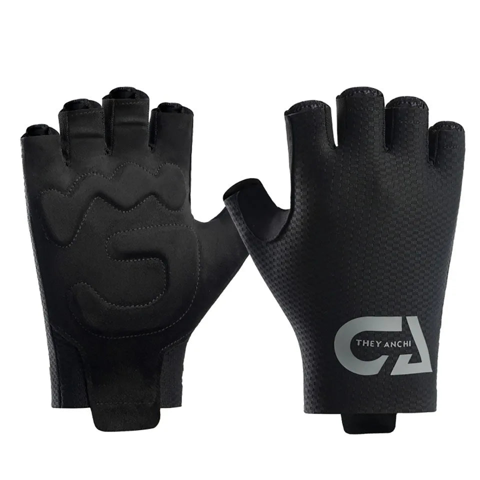 Guantes de ciclismo GTUBIKE, guantes de medio dedo a prueba de golpes, guantes cortos transpirables antichoque para bicicleta, guantes de verano de alta elasticidad