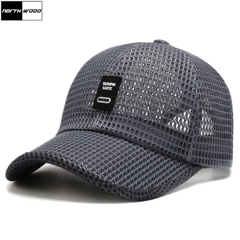 [NORTHWOOD] Gorra Malla Verano Hombre - Transpirable y Ajustable