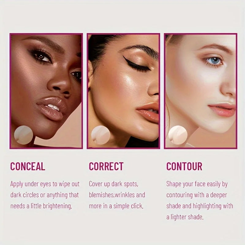 Corrector Esponja USHAS Hidratante Larga Duración Ojeras Pecas