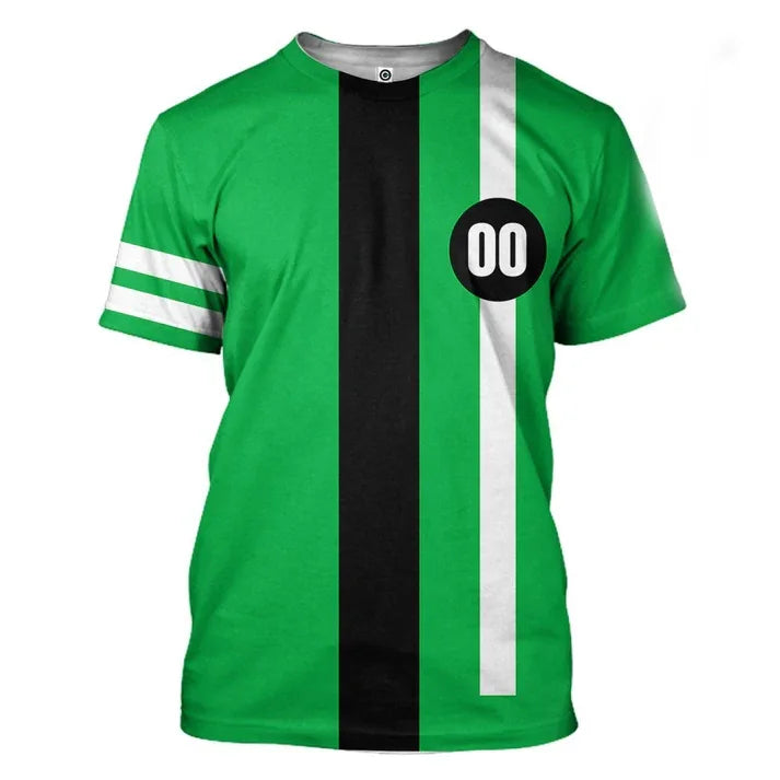 Camiseta Ben 10 Omnitrix 3D Cosplay Verano 2025 - Estilo Harajuku