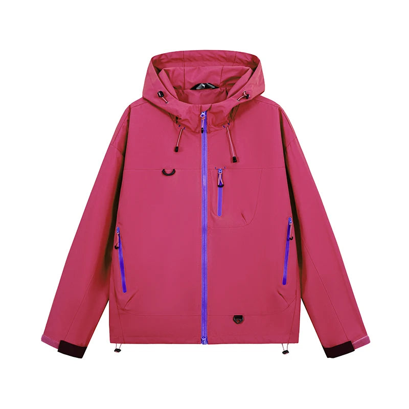 Chaqueta Senderismo Unisex Ippolich: Impermeable y Cortavientos