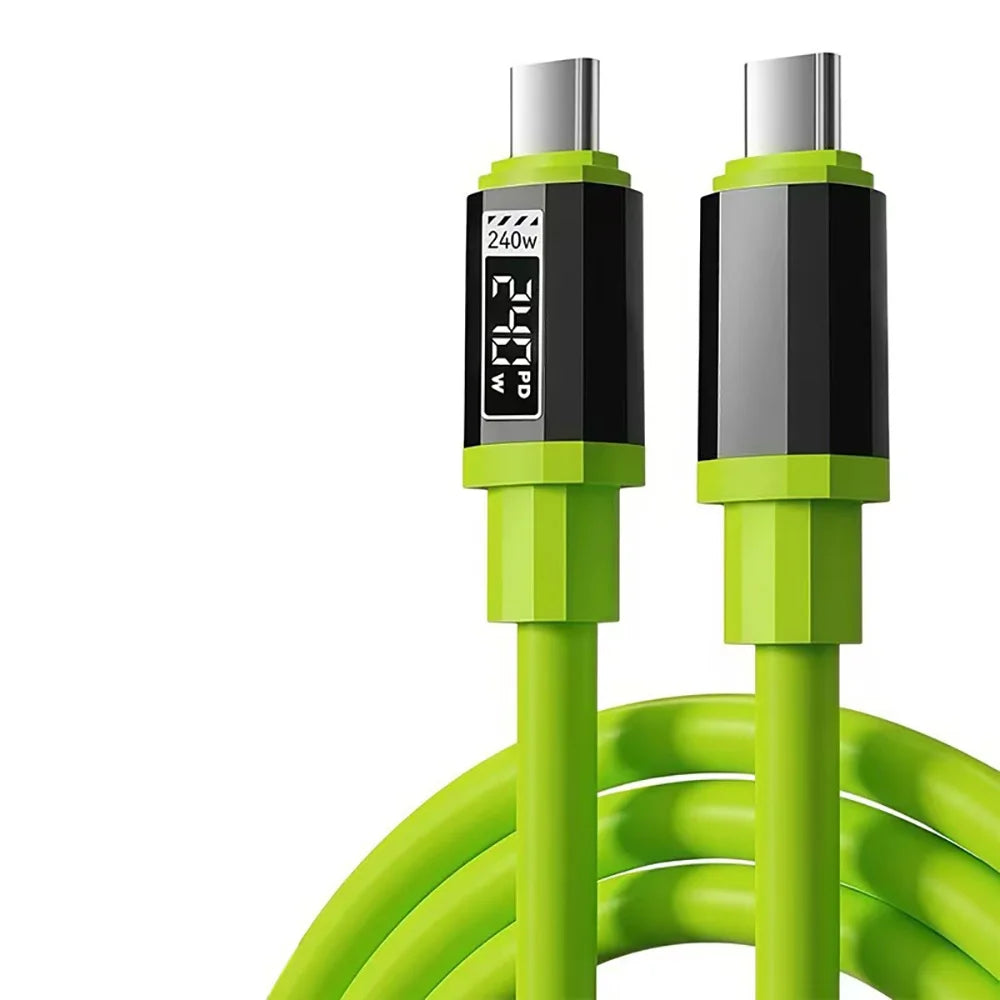 Cable USB C 240W PD Carga Rápida para iPhone, Samsung, Xiaomi