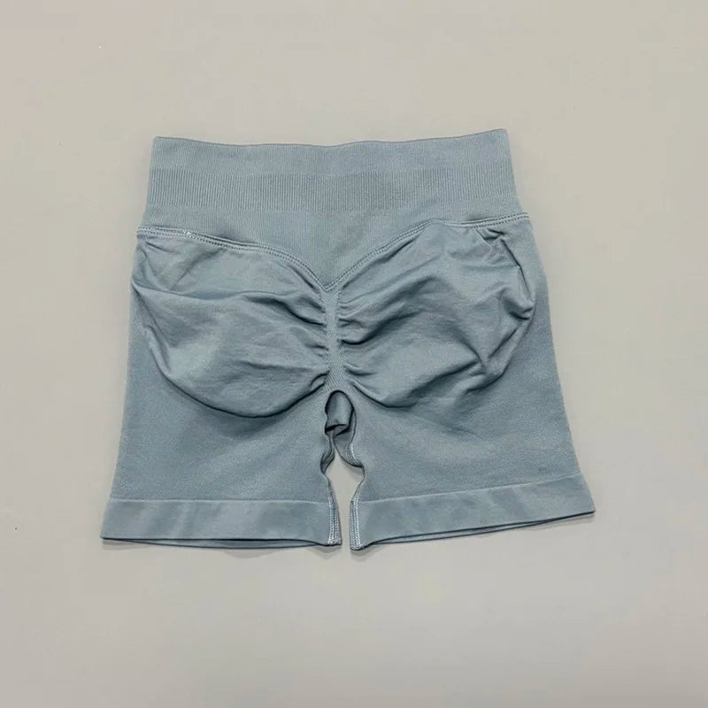 Shorts Deportivos HISTELLO 4.5" Mujer Push-Up Sin Costuras