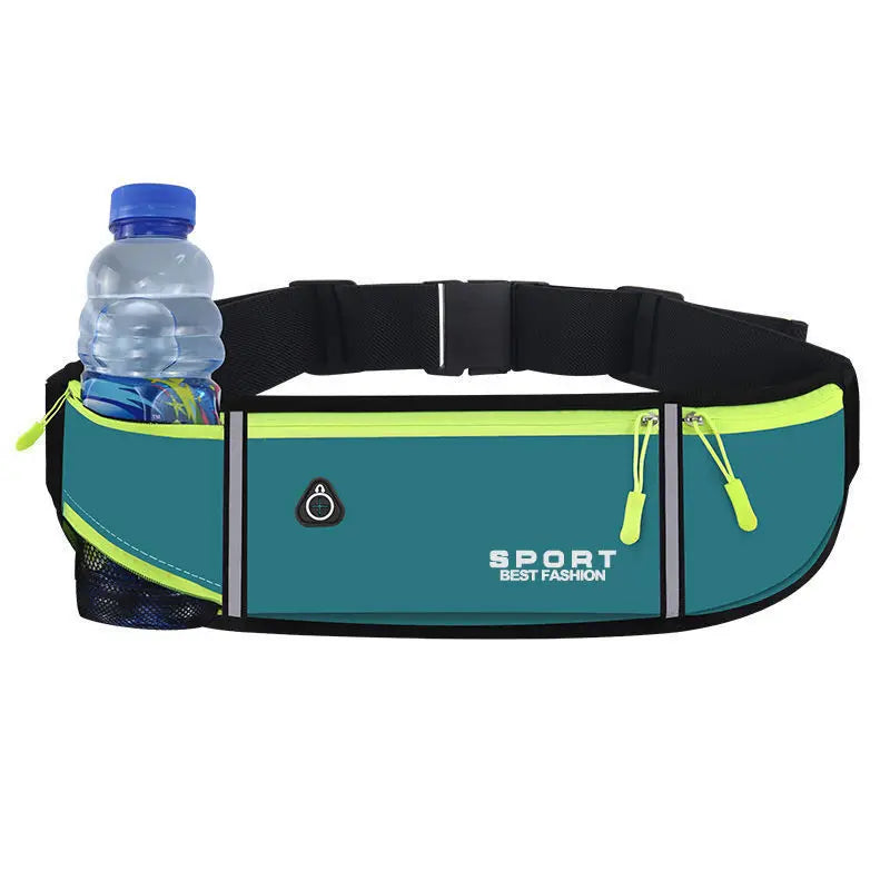 Riñonera Running Impermeable - Con Botella Agua y Móvil
