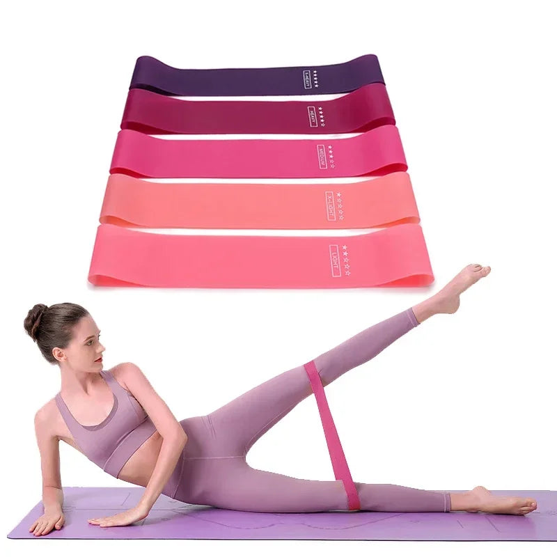 Bandas Resistencia Portátil Yoga Gimnasio Fuerza Pilates Crossfit Mujer
