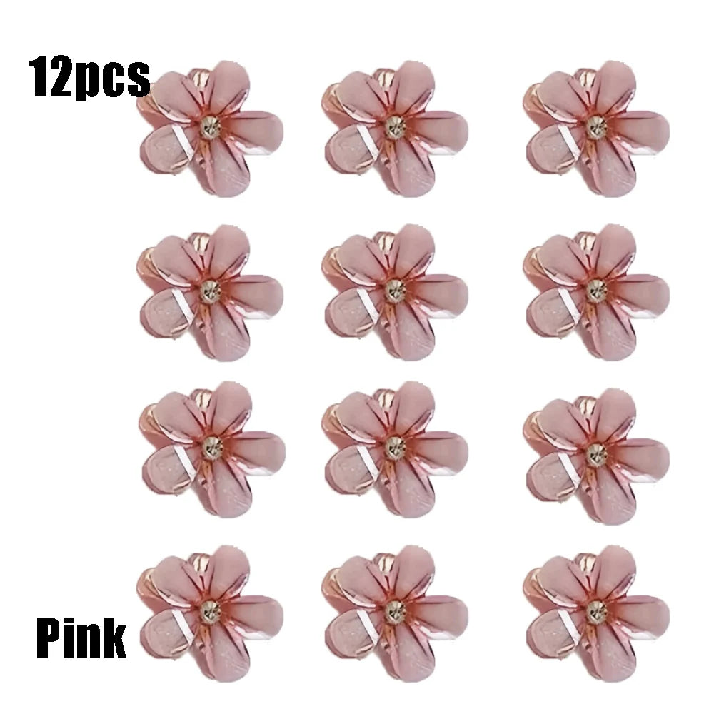 6/12 Uds Pinzas Pequeñas Dibujo Animado | Accesorios Niñas Flor