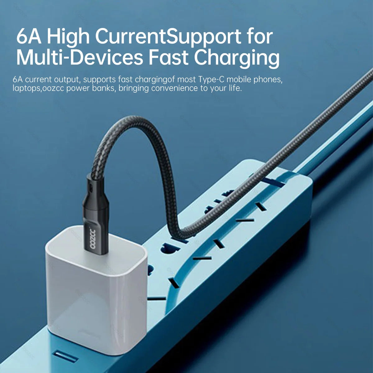 OOZCC Cable USB-C a Lightning 120W Carga Rápida MFi