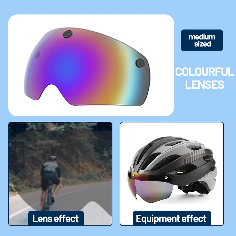 Casco Eastinea con Gafas Magnéticas: Ciclismo MTB/Carretera Seguridad