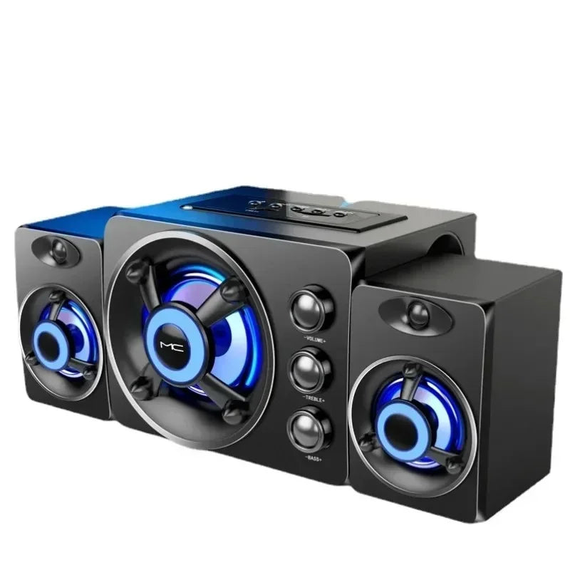 Altavoz Bluetooth Hifi 3D RGB Subwoofer Estéreo USB para PC