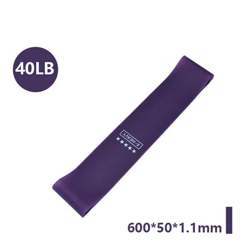 Equipo de entrenamiento físico portátil, bandas de resistencia de goma para Yoga, gimnasio, goma elástica, fuerza, Pilates, Crossfit, deportes de peso para mujeres