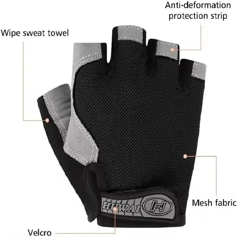 Guantes Ciclismo Medio Dedo Transpirables | GAFASTWO | Verano Fitness