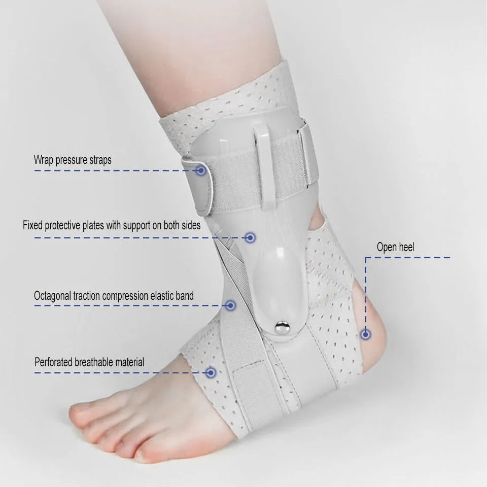 AOLIKES 1 Uds tobillera deportiva manga de compresión para esguinces de tobillo, soporte de tobillo calcetines para fascitis Plantar para baloncesto