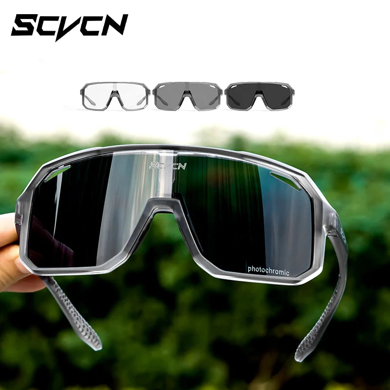 SCVCN Gafas fotocromáticas para ciclismo, bicicleta de montaña, Golf, UV400, gafas de sol, gafas de protección deportiva para hombres y mujeres, béisbol