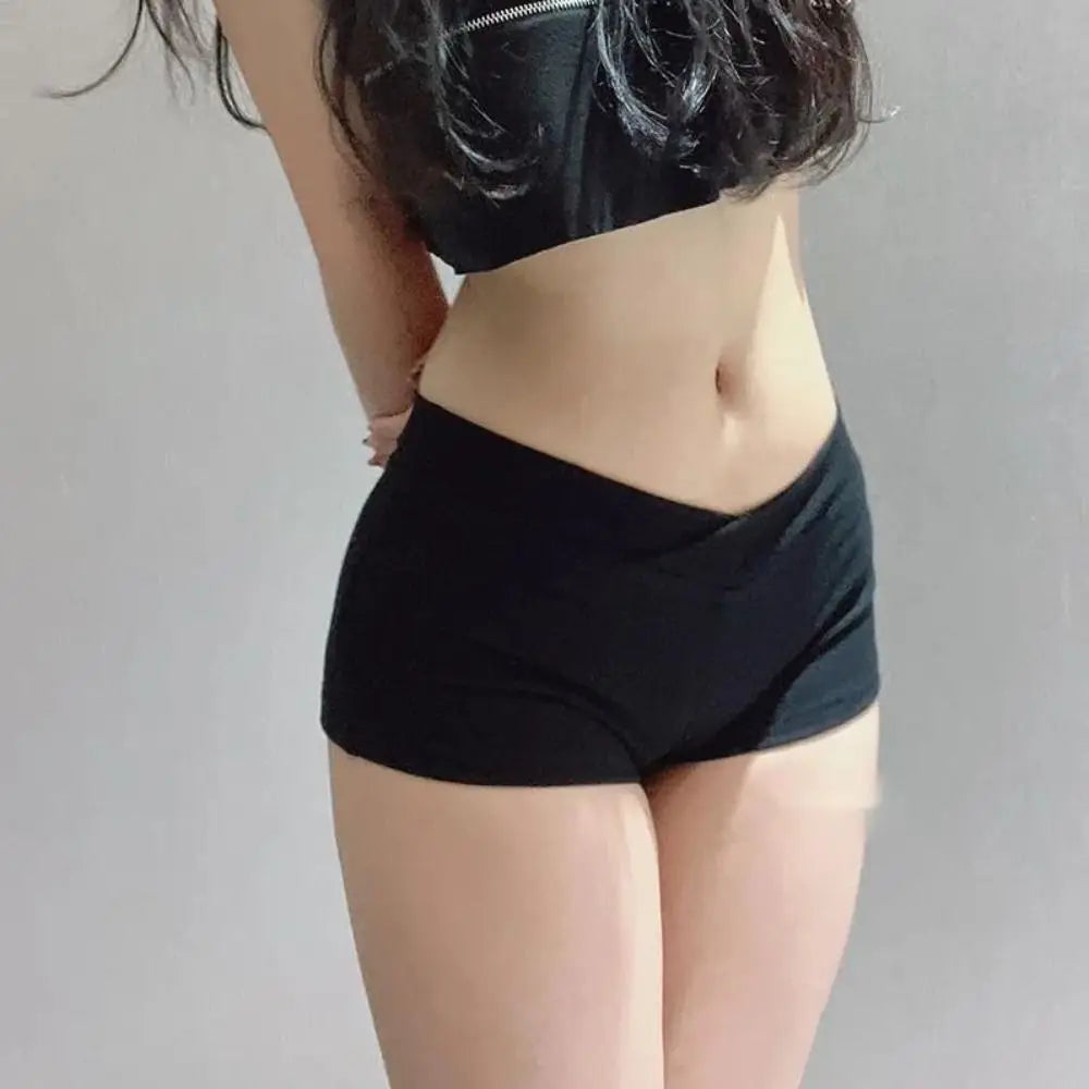 Shorts Deportivos Ultracortos Negros - Fitness y Running