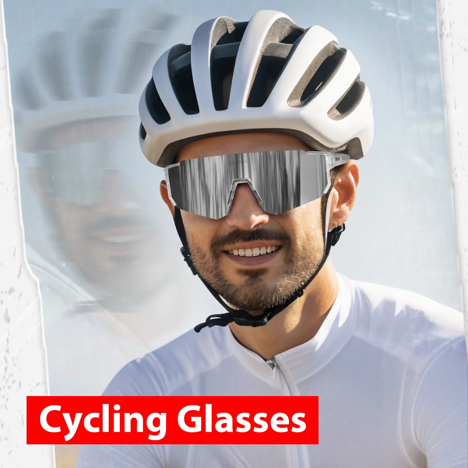 SCVCN nuevas gafas de sol para ciclismo al aire libre, gafas para conducir en carretera para hombres, gafas deportivas para escalar montañas, mujeres, ciclismo, gafas UV400