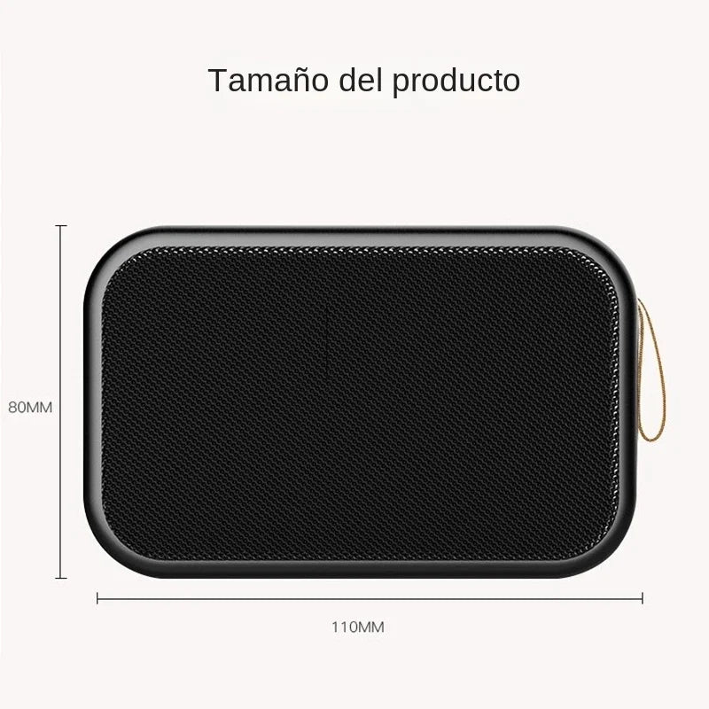 Altavoz Bluetooth VORILYNEX Portátil ABS Mini Estéreo - Audio Exterior