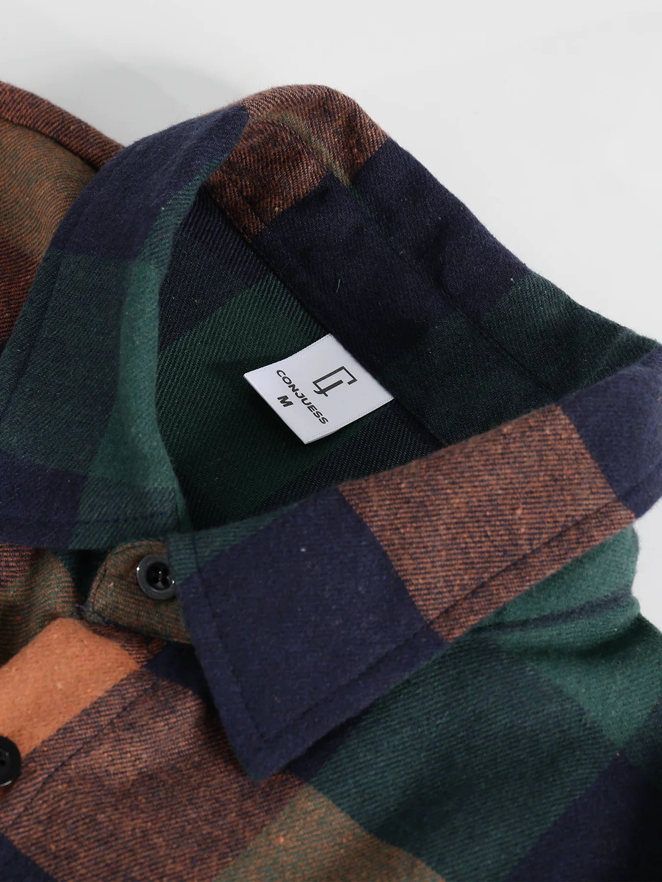 Camisa Franela Cuadros Vintage Hombre Casual Holgada Otoño