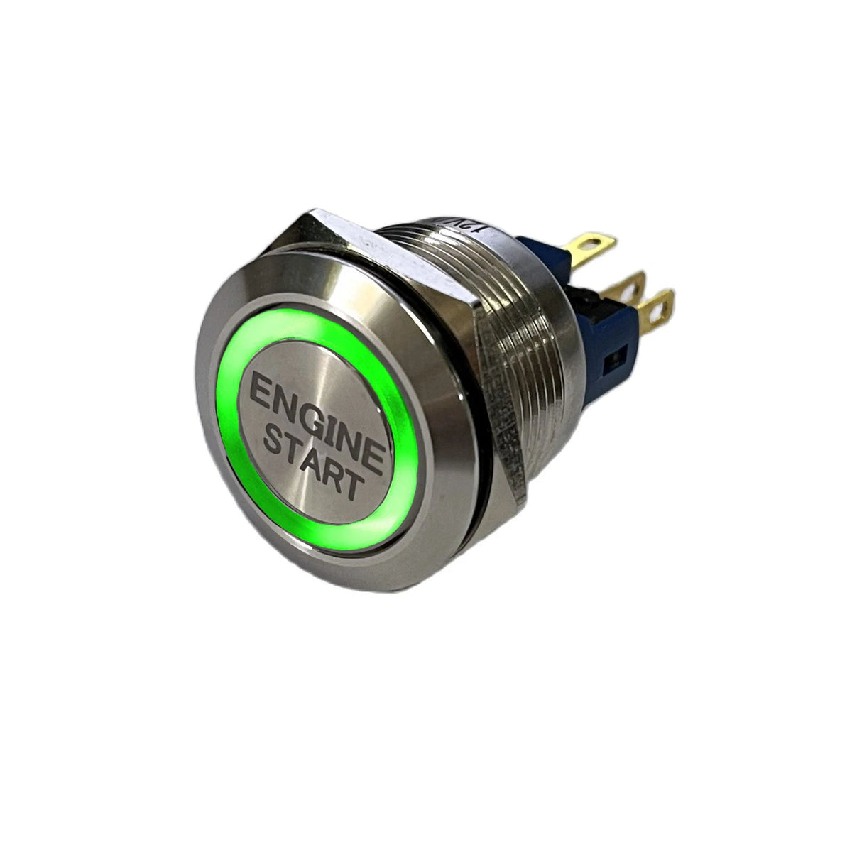 VEARGREE momentary push button switch with luminous ring, 19-30mm motor start stop button for electrical components.